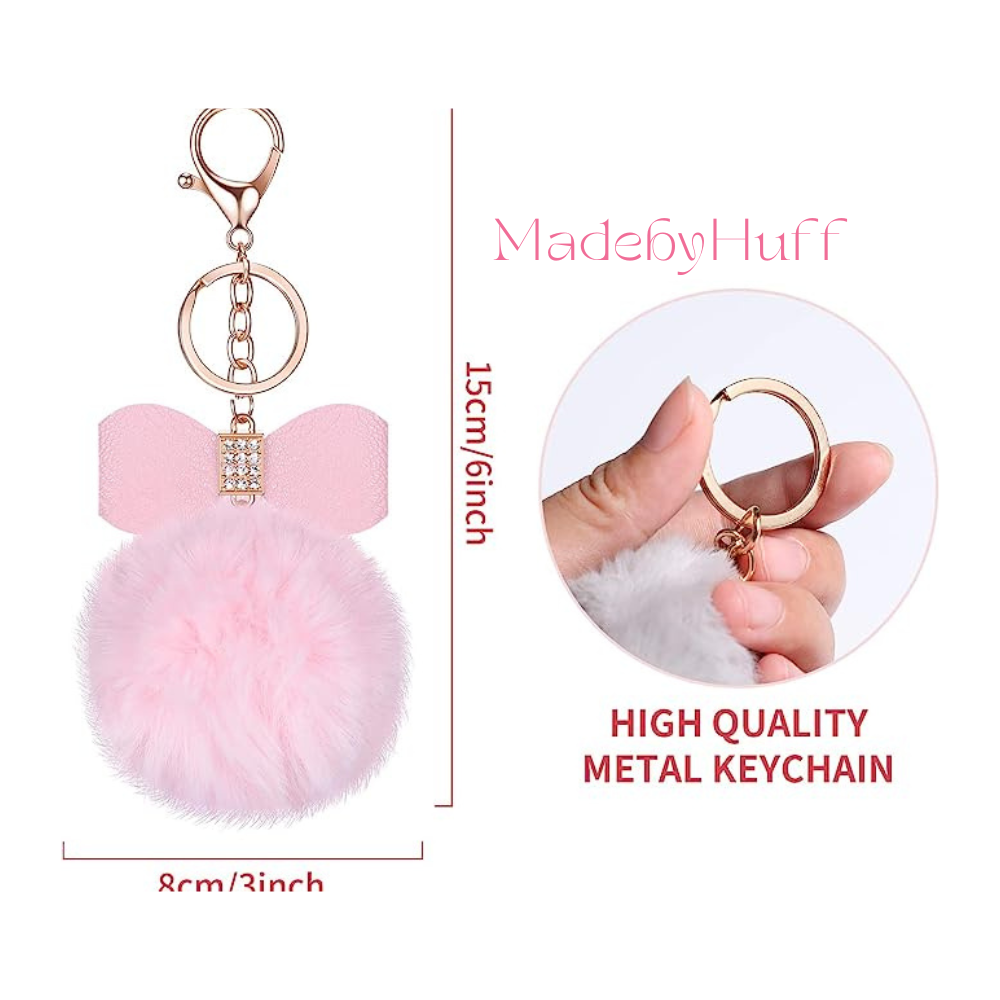 Pom Pom Keychain – StyLush Wear Boutique